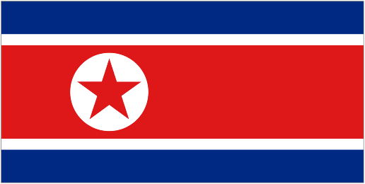 North Korea badge